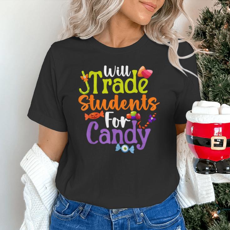 Will Trade Students For Candy Teacher Halloween Costume Unisex T-Shirt, gift for family, gift for coworker