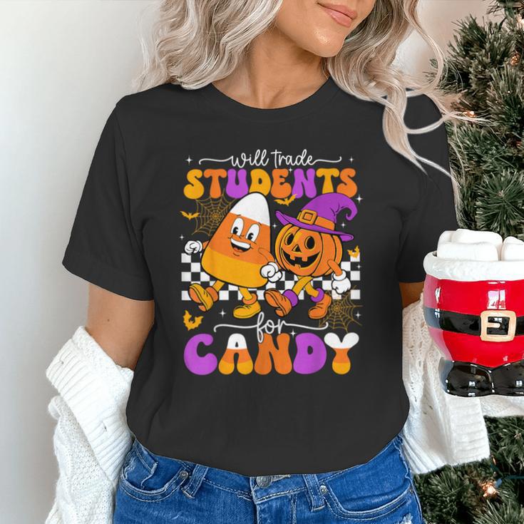 Will Trade Students For Candy Teacher Halloween Unisex T-Shirt, gift for family, gift for coworker Will Trade Students For Candy Teacher Halloween Unisex T-Shirt, gift for family, gift for coworker