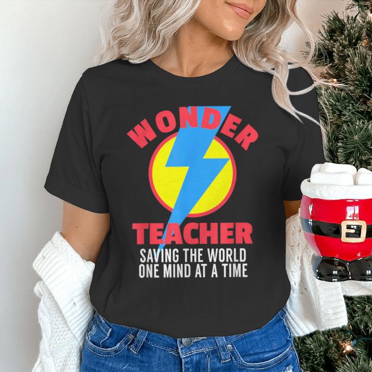 Wonder Teacher Costume Shirt Teacher Halloween Costume Tee Unisex T-Shirt, gift for family, gift for coworker Wonder Teacher Costume Shirt Teacher Halloween Costume Tee Unisex T-Shirt, gift for family, gift for coworker