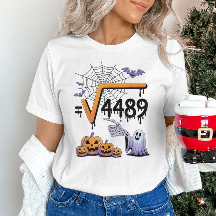 4489 Square Root 67 Math Teacher Halloween Costume Professor Unisex T-Shirt, gift for family, gift for coworker 4489 Square Root 67 Math Teacher Halloween Costume Professor Unisex T-Shirt, gift for family, gift for coworker
