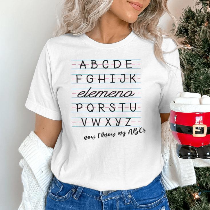 ABC Elemeno Shirt Alphabet Kindergarten Preschool Teacher Unisex T-Shirt, gift for family, gift for coworker ABC Elemeno Shirt Alphabet Kindergarten Preschool Teacher Unisex T-Shirt, gift for family, gift for coworker