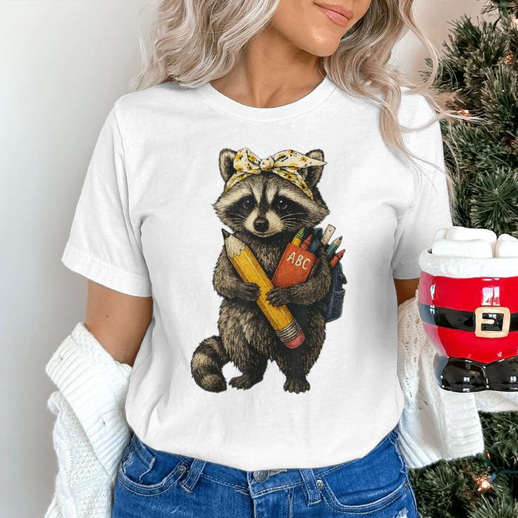 Back To School Raccoon Teachers Student Kids Unisex T-Shirt, gift for family, gift for coworker Back To School Raccoon Teachers Student Kids Unisex T-Shirt, gift for family, gift for coworker
