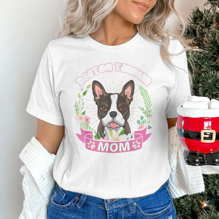 Boston Terrier Mom Mother's Day Unisex T-Shirt, Boston Terrier Mom Shirts, gift for family, gift for coworker