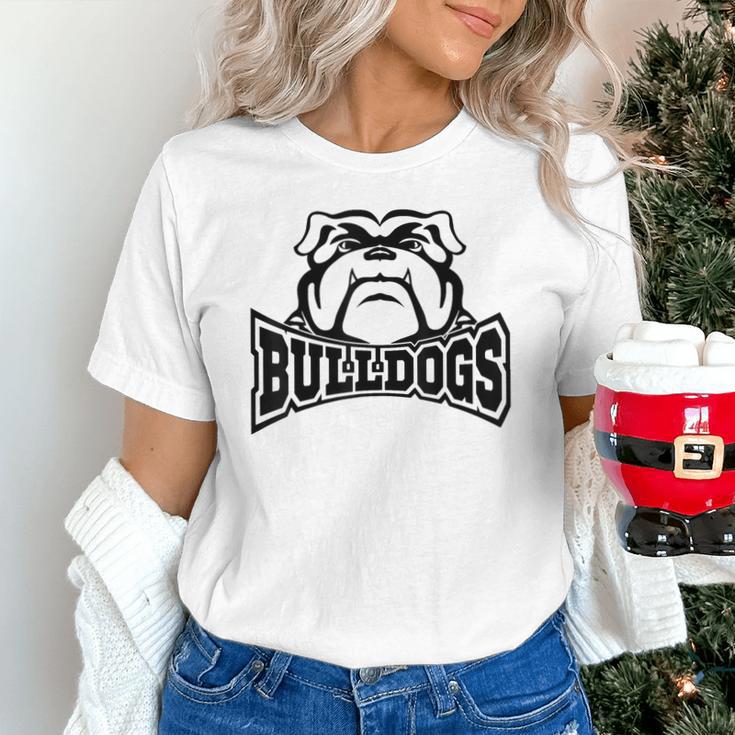 Bulldogs Teacher Student School Sports Fan Team Spirit Unisex T-Shirt, gift for family, gift for coworker