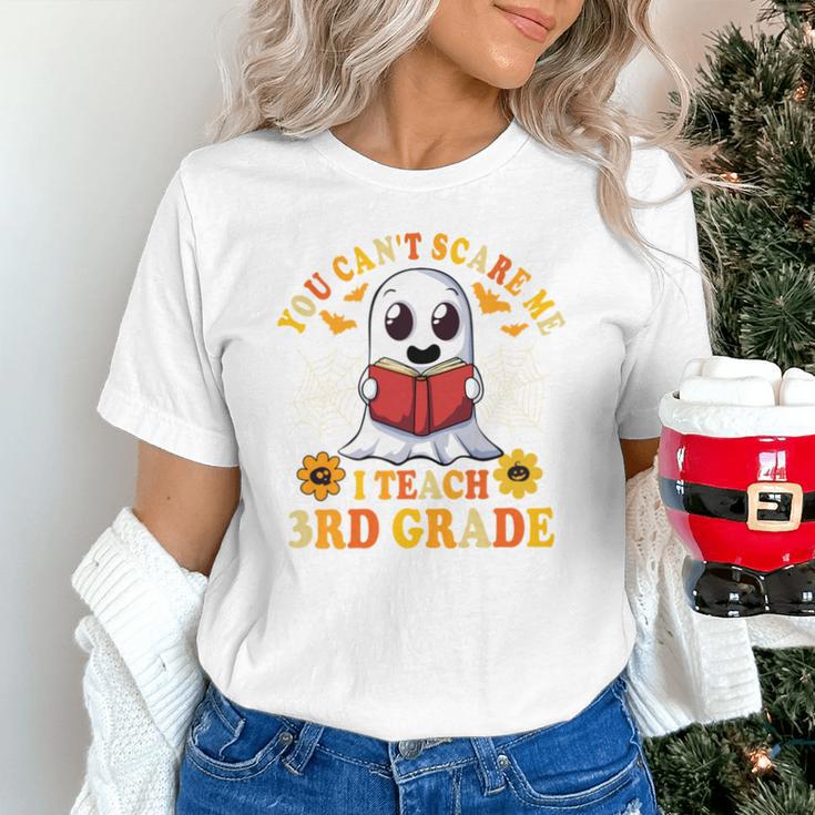 You Cant Scare Me I Teach 3rd Grade Teacher Halloween Unisex T-Shirt, gift for family, gift for coworker