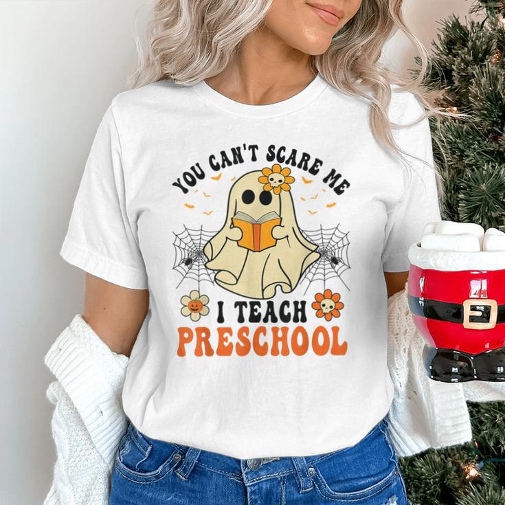 You Can't Scare Me I Teach Preschool Teacher Halloween Ghost Men Women Unisex T-Shirt, gift for family, gift for coworker You Can't Scare Me I Teach Preschool Teacher Halloween Ghost Men Women Unisex T-Shirt, gift for family, gift for coworker
