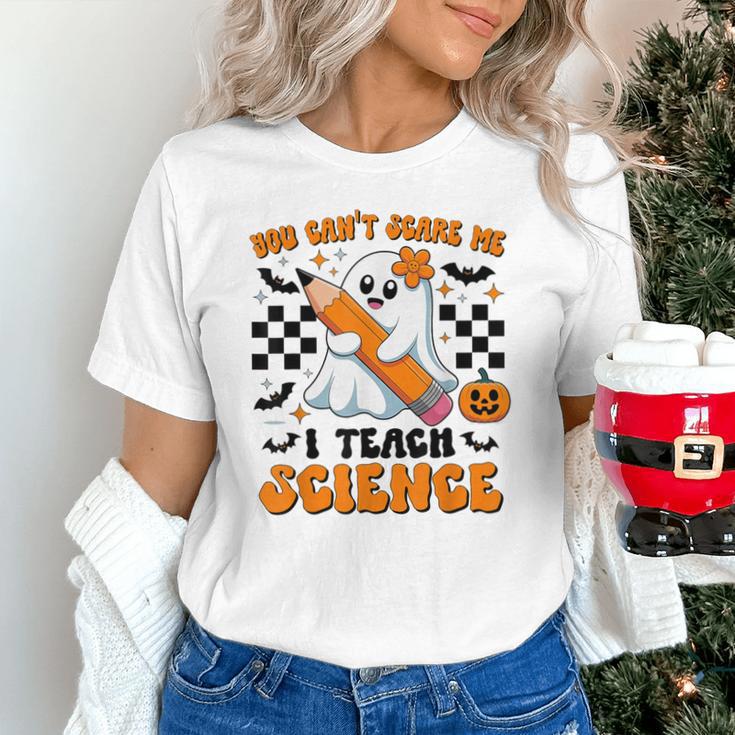 You Can't Scare Me I Teach Science Retro Teacher Halloween Unisex T-Shirt, Science Teacher Shirts, gift for family, gift for coworker You Can't Scare Me I Teach Science Retro Teacher Halloween Unisex T-Shirt, Science Teacher Shirts, gift for family, gift for coworker