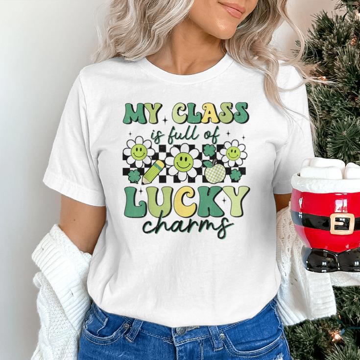 My Class Is Full Of Lucky Charms St Patricks Day Teacher Unisex T-Shirt, gift for family, gift for coworker My Class Is Full Of Lucky Charms St Patricks Day Teacher Unisex T-Shirt, gift for family, gift for coworker