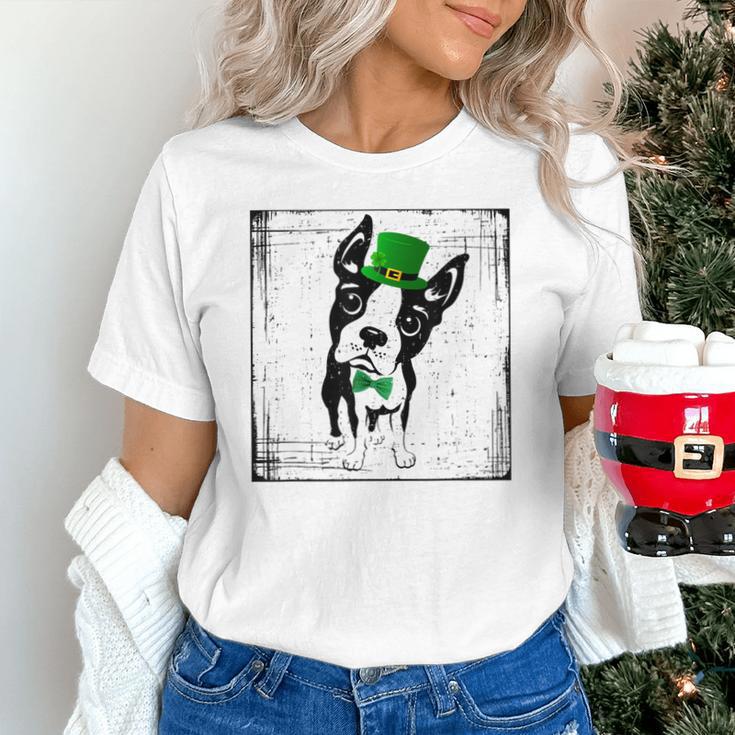 Cool Saint Patrick's Boston Terrier T Shirt For Dogs Lovers Unisex T-Shirt, gift for family, gift for coworker
