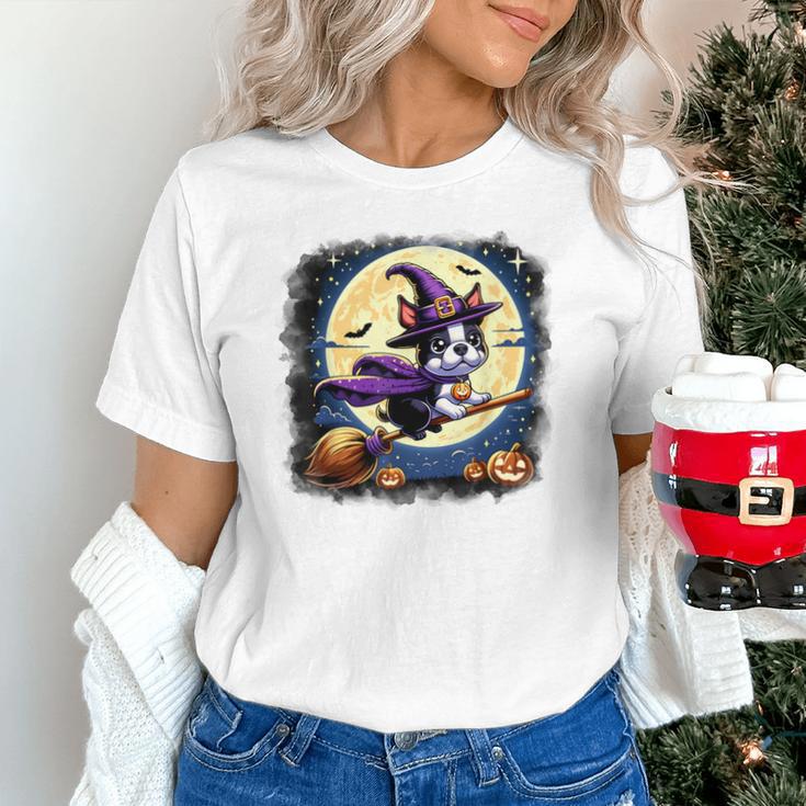Cute Boston Terrier Halloween Costume Dog Lover Women Girls Unisex T-Shirt, Boston Terrier Halloween Shirts, gift for family, gift for coworker