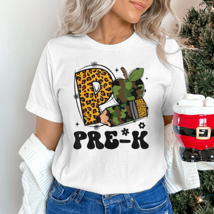 Cute Camo Pre K Back To School Teacher Kid Preschool Unisex T-Shirt, gift for family, gift for coworker Cute Camo Pre K Back To School Teacher Kid Preschool Unisex T-Shirt, gift for family, gift for coworker