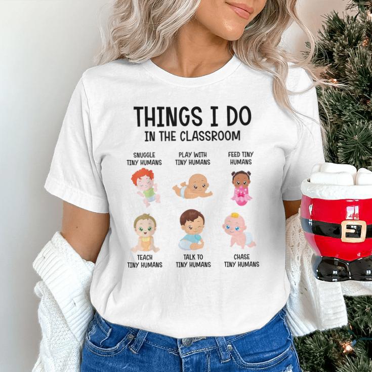 Daycare Preschool Infant Teacher Thing I Do In The Classroom Unisex T-Shirt, gift for family, gift for coworker Daycare Preschool Infant Teacher Thing I Do In The Classroom Unisex T-Shirt, gift for family, gift for coworker
