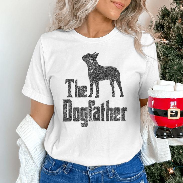 The Dogfather Boston Terrier Dog Funny Dog Gift T-Shirt For Men Women Girls Kids Unisex T-Shirt, gift for family, gift for coworker