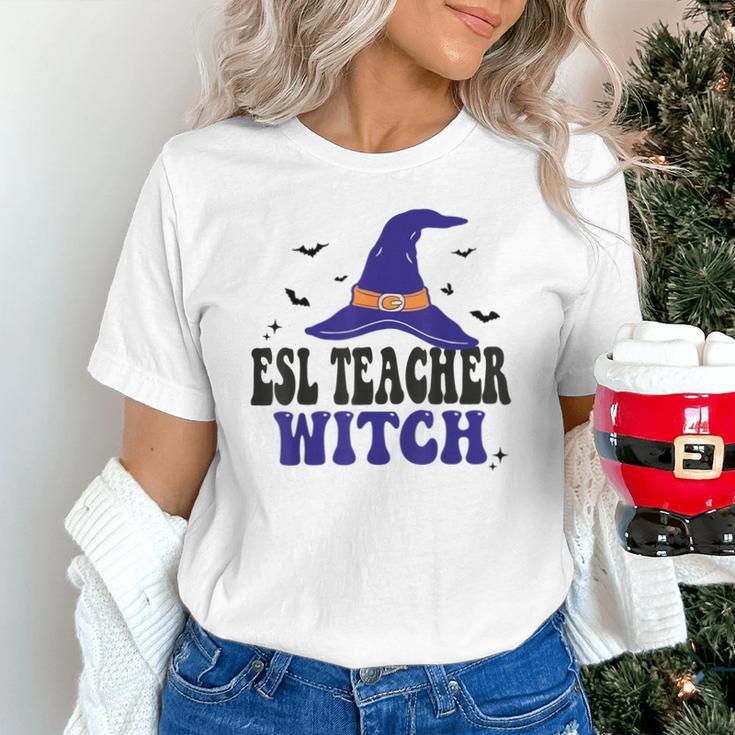 ESL Teacher Witch Halloween Matching Group Costume Unisex T-Shirt, Esl Teacher Shirts, gift for family, gift for coworker