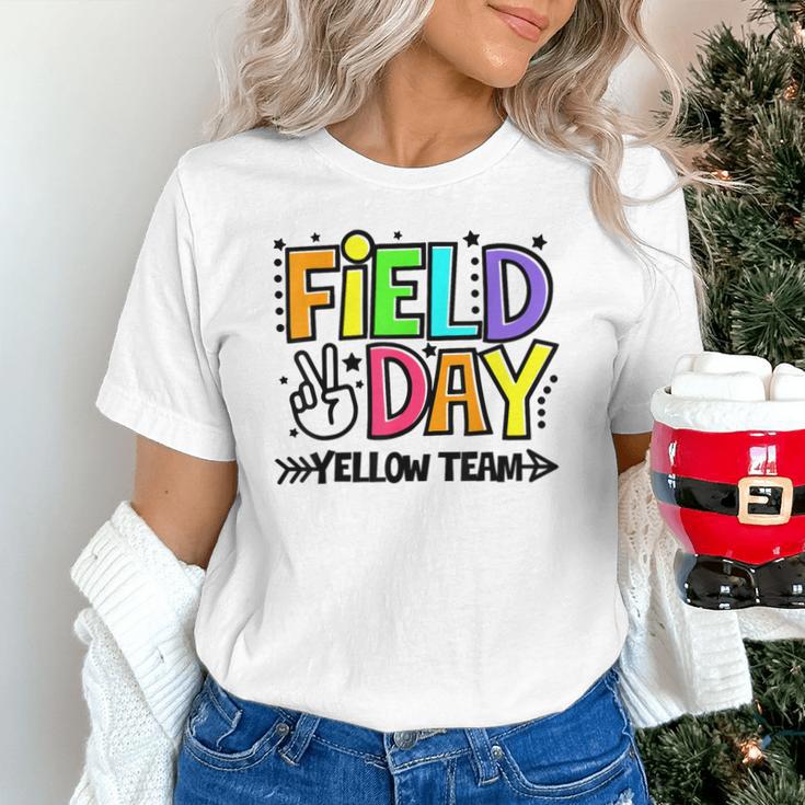 Field Day Yellow Team For Teacher Kids Field Day Games Unisex T-Shirt, gift for family, gift for coworker