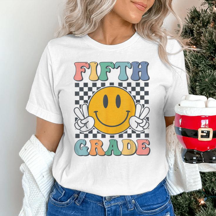 Fifth Grade Team Teachers Boys Girls Retro Smile 5th Grade Unisex T-Shirt, gift for family, gift for coworker Fifth Grade Team Teachers Boys Girls Retro Smile 5th Grade Unisex T-Shirt, gift for family, gift for coworker