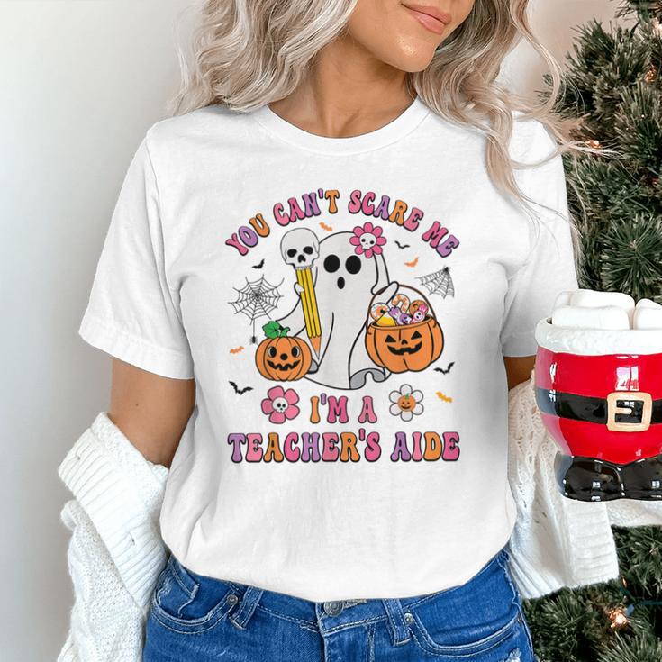 Halloween You Can't Scare Me I'm A School Teacher's Aide Unisex T-Shirt, gift for family, gift for coworker Halloween You Can't Scare Me I'm A School Teacher's Aide Unisex T-Shirt, gift for family, gift for coworker