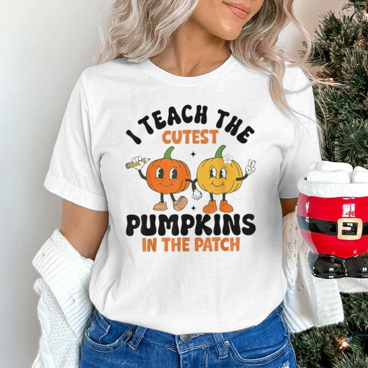 Halloween Teacher I Teach The Cutest Pumpkins In The Patch Unisex T-Shirt, gift for family, gift for coworker Halloween Teacher I Teach The Cutest Pumpkins In The Patch Unisex T-Shirt, gift for family, gift for coworker