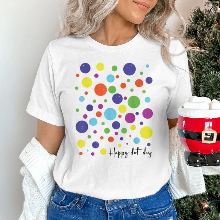 Happy Dot Day 2025 Polka Dot Boys Girls Kids Teacher Dot Day Unisex T-Shirt, gift for family, gift for coworker