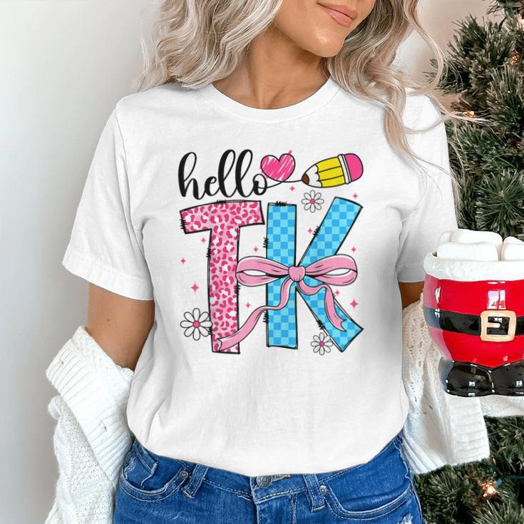 Hello TK Transitional Kindergarten Back To School Teacher Unisex T-Shirt, gift for family, gift for coworker