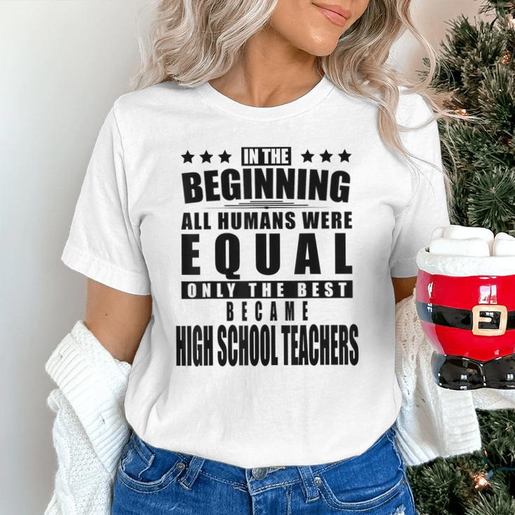 High School Teacher Personalized Unisex T-Shirt, gift for family, gift for coworker High School Teacher Personalized Unisex T-Shirt, gift for family, gift for coworker