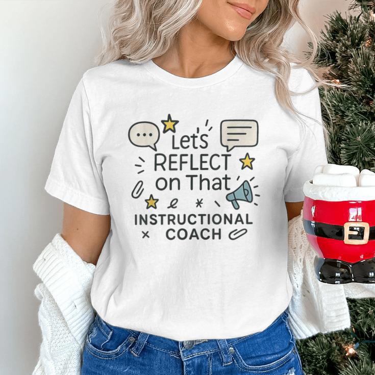 Instructional Coach Reflect Support Teachers Student Success Unisex T-Shirt, gift for family, gift for coworker Instructional Coach Reflect Support Teachers Student Success Unisex T-Shirt, gift for family, gift for coworker