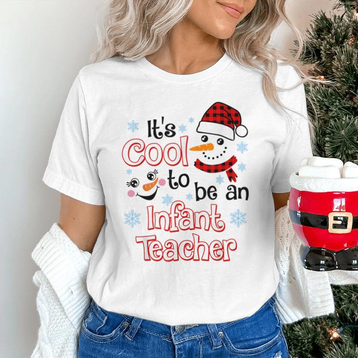 It's Cool To Be a Infant Teacher Snowman Winter Christmas Unisex T-Shirt, gift for family, gift for coworker It's Cool To Be a Infant Teacher Snowman Winter Christmas Unisex T-Shirt, gift for family, gift for coworker