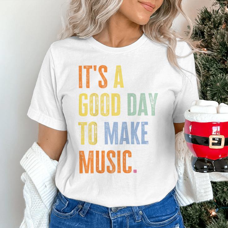 It's A Good Day To Make Music Music Lover Teacher Unisex T-Shirt, gift for family, gift for coworker It's A Good Day To Make Music Music Lover Teacher Unisex T-Shirt, gift for family, gift for coworker