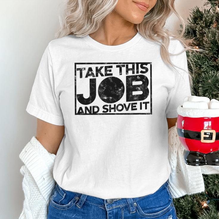 Take This Job And Shove It Teacher And Technician Work For Men Women Unisex T-Shirt, gift for family, gift for coworker Take This Job And Shove It Teacher And Technician Work For Men Women Unisex T-Shirt, gift for family, gift for coworker