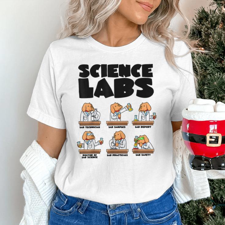 Labrador Retriever Science Labs Dog Lover Teacher Unisex T-Shirt, Science Teacher Shirts, gift for family, gift for coworker