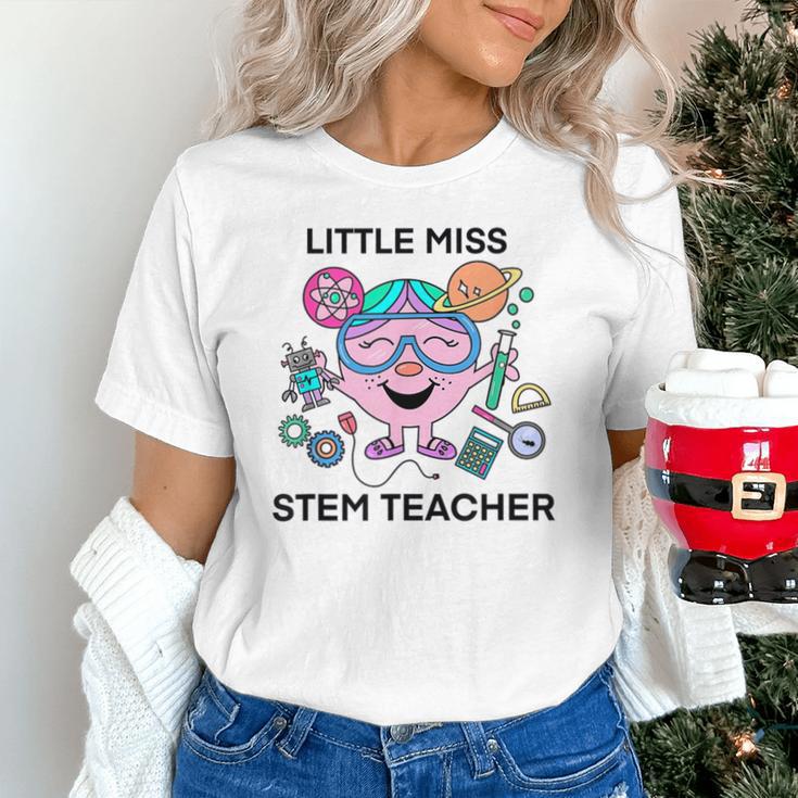 Little Miss Stem Teacher Unisex T-Shirt, gift for family, gift for coworker Little Miss Stem Teacher Unisex T-Shirt, gift for family, gift for coworker