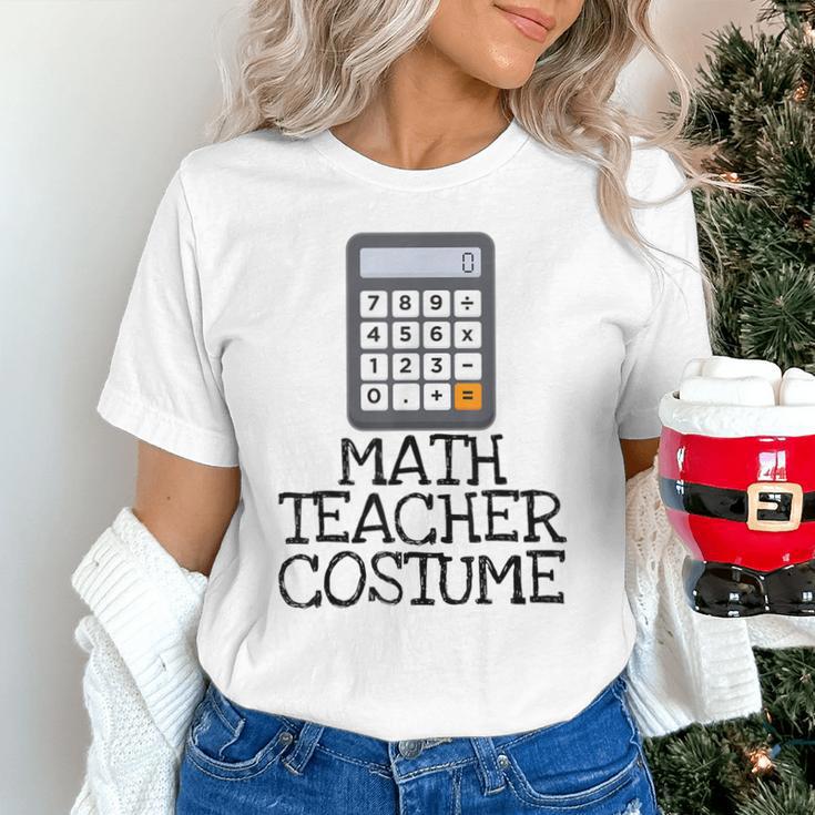 Math Teacher Costume Tshirt Halloween High School Calculator Unisex T-Shirt, gift for family, gift for coworker Math Teacher Costume Tshirt Halloween High School Calculator Unisex T-Shirt, gift for family, gift for coworker