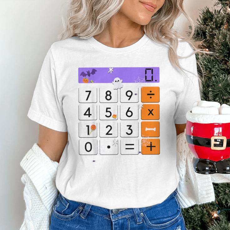 Math Teacher Halloween Costume Calculator Math Pun Unisex T-Shirt, gift for family, gift for coworker