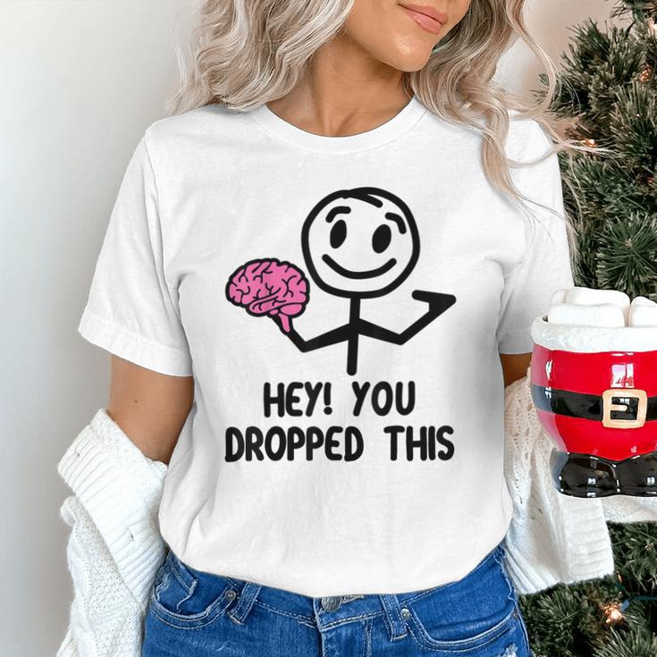 Nerdy Hey You Dropped This Brain Math Teacher Unisex T-Shirt, gift for family, gift for coworker Nerdy Hey You Dropped This Brain Math Teacher Unisex T-Shirt, gift for family, gift for coworker