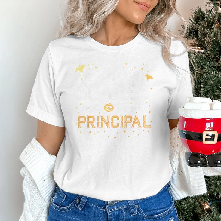 Nothing Scares Me I'm A Principal Teacher Halloween School For Men Women Kids Unisex T-Shirt, gift for family, gift for coworker Nothing Scares Me I'm A Principal Teacher Halloween School For Men Women Kids Unisex T-Shirt, gift for family, gift for coworker