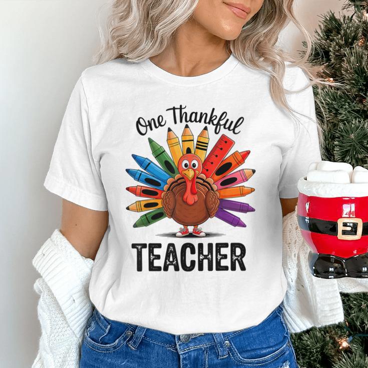 One Thankful Teacher Thanksgiving TurkeyCute Pencil Unisex T-Shirt, gift for family, gift for coworker One Thankful Teacher Thanksgiving TurkeyCute Pencil Unisex T-Shirt, gift for family, gift for coworker
