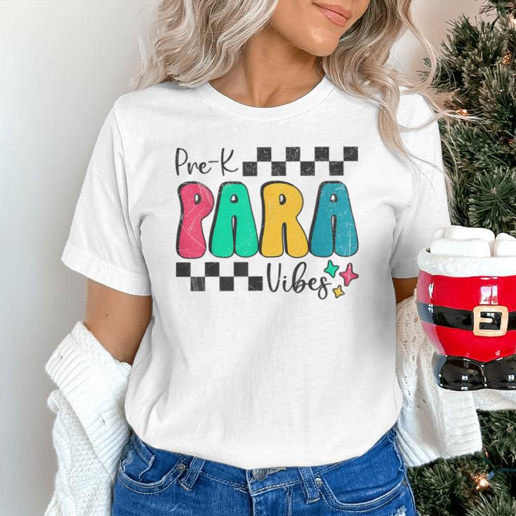 Pre-K Paraprofessional Teacher Back To School Vibes Unisex T-Shirt, gift for family, gift for coworker