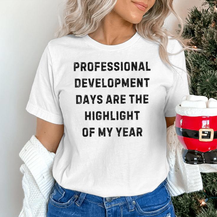 Professional Development Days Teacher Lie Party Unisex T-Shirt, gift for family, gift for coworker Professional Development Days Teacher Lie Party Unisex T-Shirt, gift for family, gift for coworker