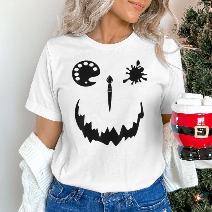 Pumpkin Artist Halloween Art Teacher Unisex T-Shirt, gift for family, gift for coworker