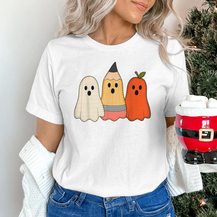 Retro Pencil Ghost Boo Spooky Teacher Halloween Costume Unisex T-Shirt, gift for family, gift for coworker Retro Pencil Ghost Boo Spooky Teacher Halloween Costume Unisex T-Shirt, gift for family, gift for coworker