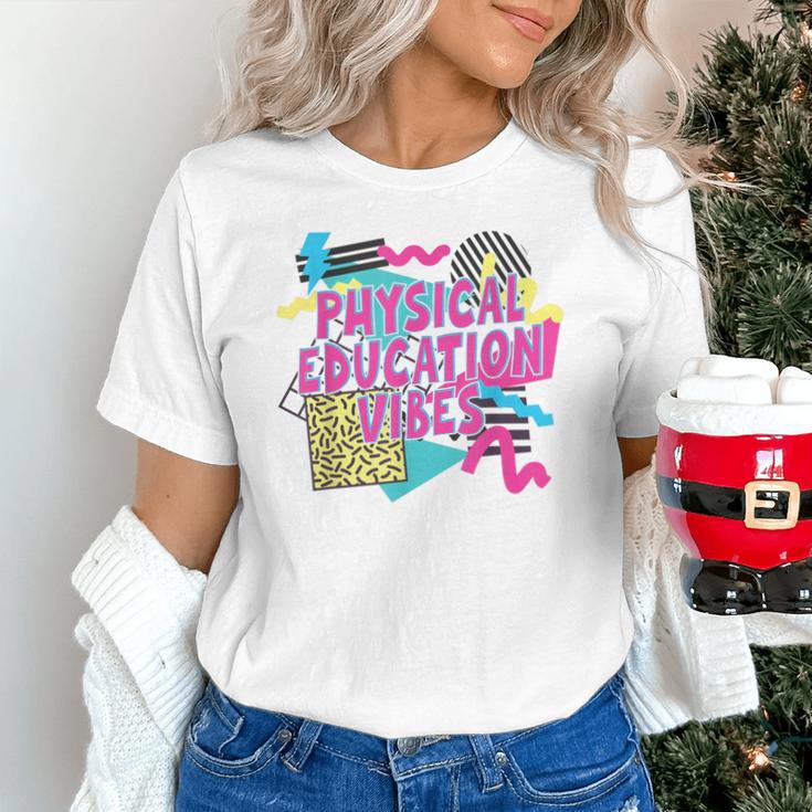 Retro Physical Education Vibes Gym Teacher Phys Ed Teacher Unisex T-Shirt, gift for family, gift for coworker Retro Physical Education Vibes Gym Teacher Phys Ed Teacher Unisex T-Shirt, gift for family, gift for coworker