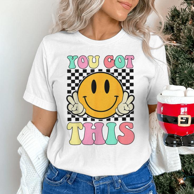 You Got This Retro Smile Motivational Testing Day Teacher Unisex T-Shirt, gift for family, gift for coworker You Got This Retro Smile Motivational Testing Day Teacher Unisex T-Shirt, gift for family, gift for coworker