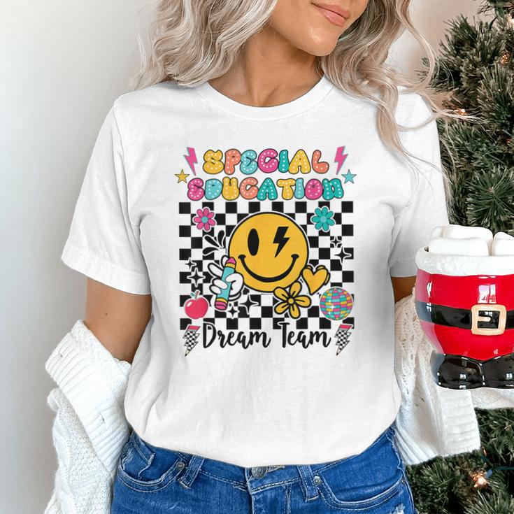 Retro Special Education Squad Groovy Dream Team Teacher Unisex T-Shirt, Groovy Teacher Shirts, gift for family, gift for coworker Retro Special Education Squad Groovy Dream Team Teacher Unisex T-Shirt, Groovy Teacher Shirts, gift for family, gift for coworker