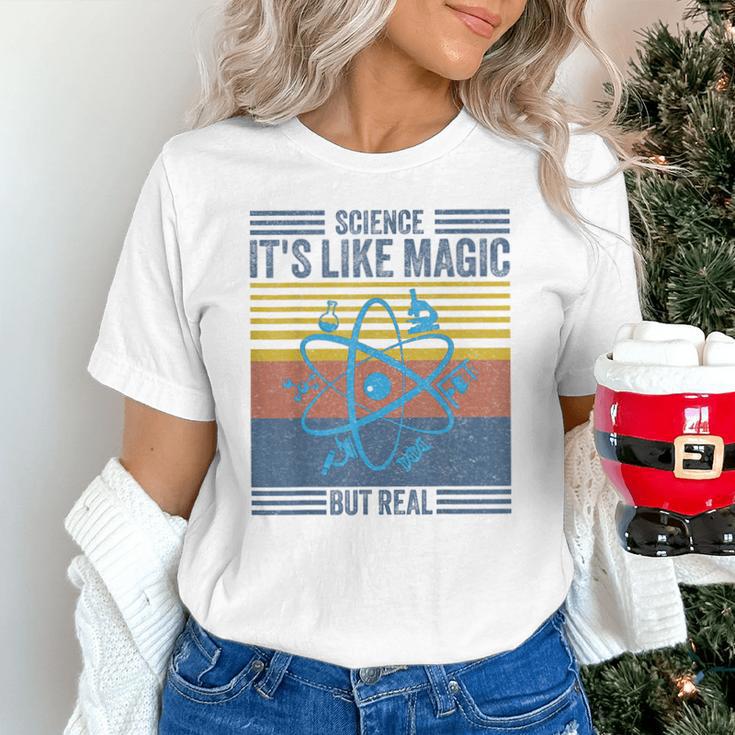 Science It's Like Magic But Real Science Teacher Geek Nerd Unisex T-Shirt, Science Teacher Shirts, gift for family, gift for coworker