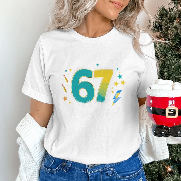 I Survived 67 Days Of School Teachers Students Meme Unisex T-Shirt, gift for family, gift for coworker