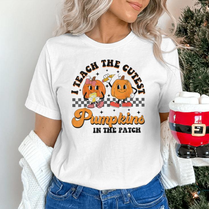 I Teach The Cutest Pumpkins In The Patch Halloween Teacher For Men Women Kids Unisex T-Shirt, gift for family, gift for coworker