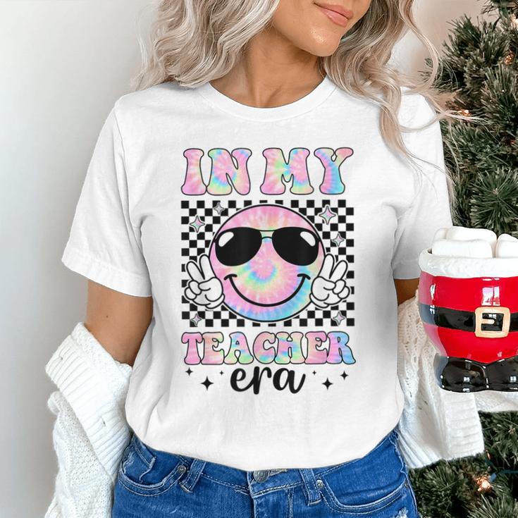 In My Teacher Era Groovy Tie Dye Back To School Cute Teacher Unisex T-Shirt, Groovy Teacher Shirts, gift for family, gift for coworker In My Teacher Era Groovy Tie Dye Back To School Cute Teacher Unisex T-Shirt, Groovy Teacher Shirts, gift for family, gift for coworker