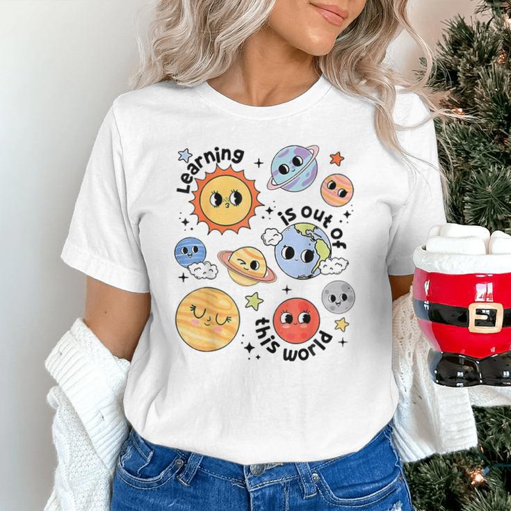 Teacher Space Science Learning Is Out Of World Solar System Unisex T-Shirt, Science Teacher Shirts, gift for family, gift for coworker Teacher Space Science Learning Is Out Of World Solar System Unisex T-Shirt, Science Teacher Shirts, gift for family, gift for coworker