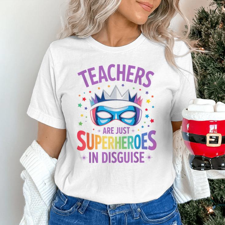 Teachers Are Just Superheroes In Disguise Back To School Unisex T-Shirt, gift for family, gift for coworker