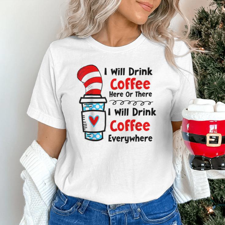 Teaching I Will Drink Coffee Here Or There Teacher Unisex T-Shirt, gift for family, gift for coworker Teaching I Will Drink Coffee Here Or There Teacher Unisex T-Shirt, gift for family, gift for coworker